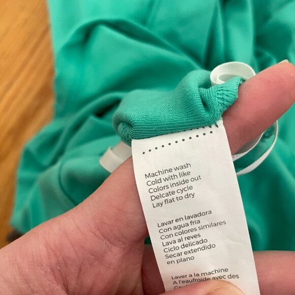 YITTY FABLETICS Body Butter Tank Dress Solid Aqua Seafoam Green Fitted Mini XXL - Picture 13 of 16